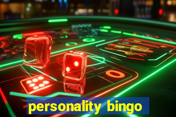 personality bingo