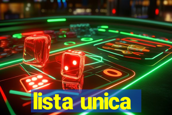 lista unica