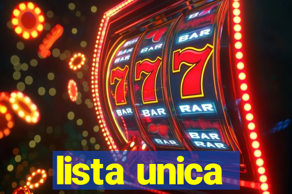 lista unica