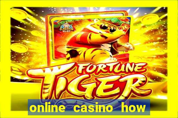 online casino how to win