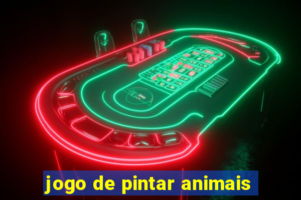 jogo de pintar animais