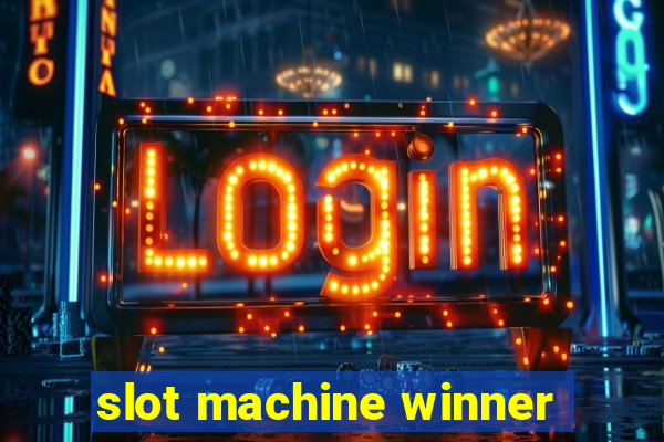 slot machine winner