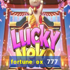 fortune ox 777 fortuna 77