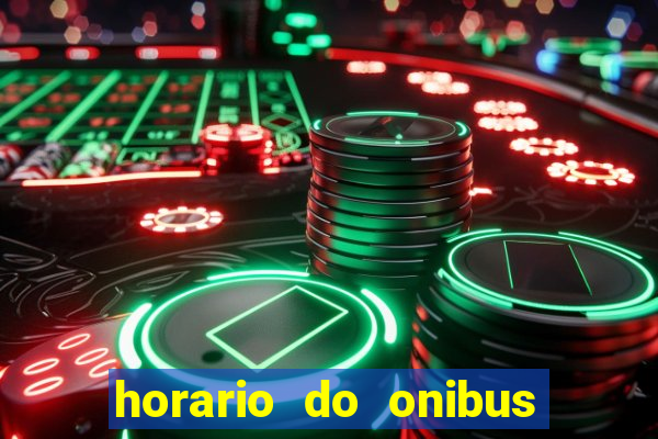 horario do onibus vila nova