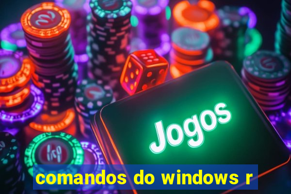 comandos do windows r