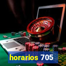 horarios 705