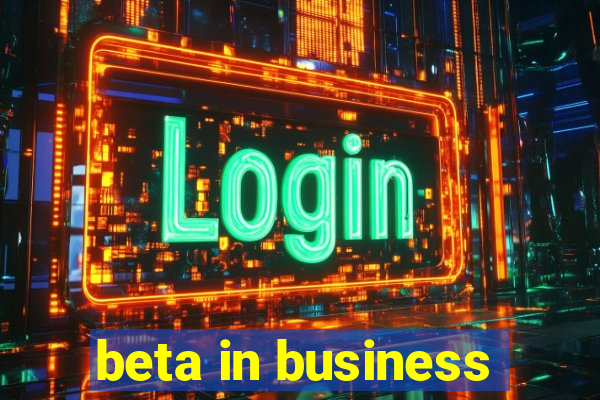 beta in business