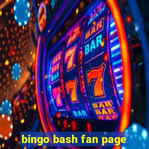 bingo bash fan page