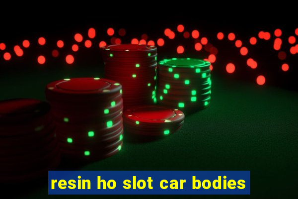 resin ho slot car bodies