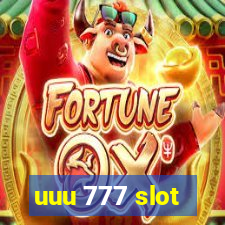 uuu 777 slot