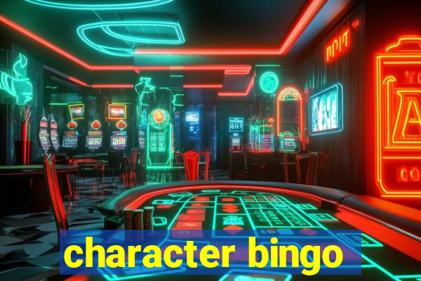 character bingo