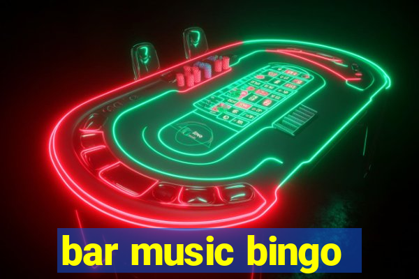 bar music bingo