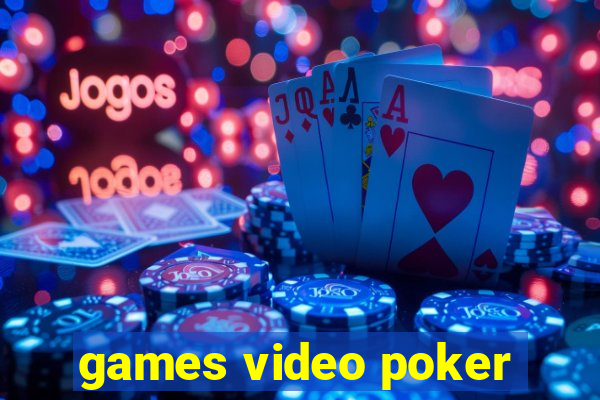 games video poker