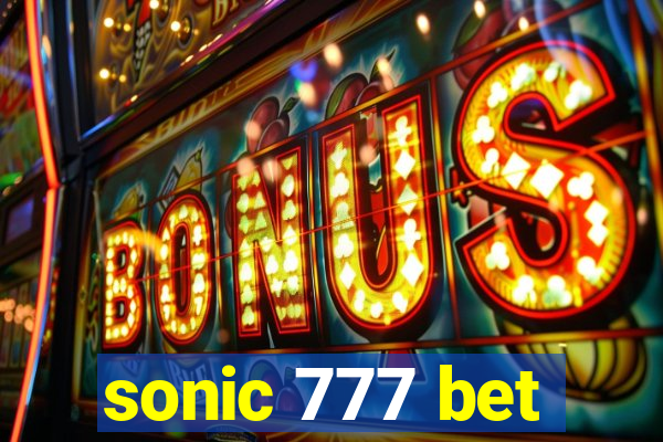 sonic 777 bet