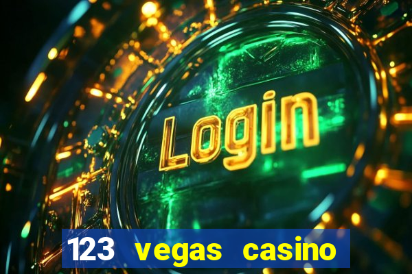 123 vegas casino login page