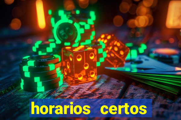 horarios certos para jogar fortune tiger