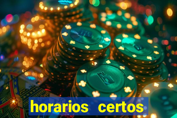 horarios certos para jogar fortune tiger