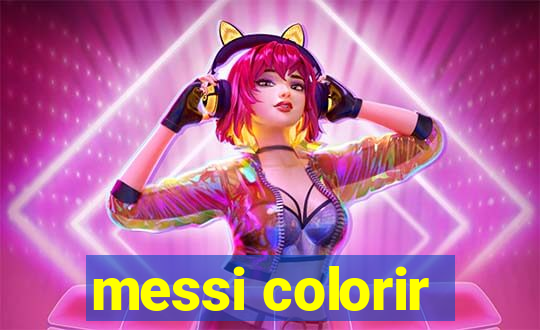 messi colorir