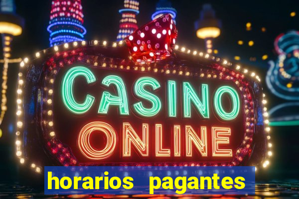 horarios pagantes fortune tiger hoje