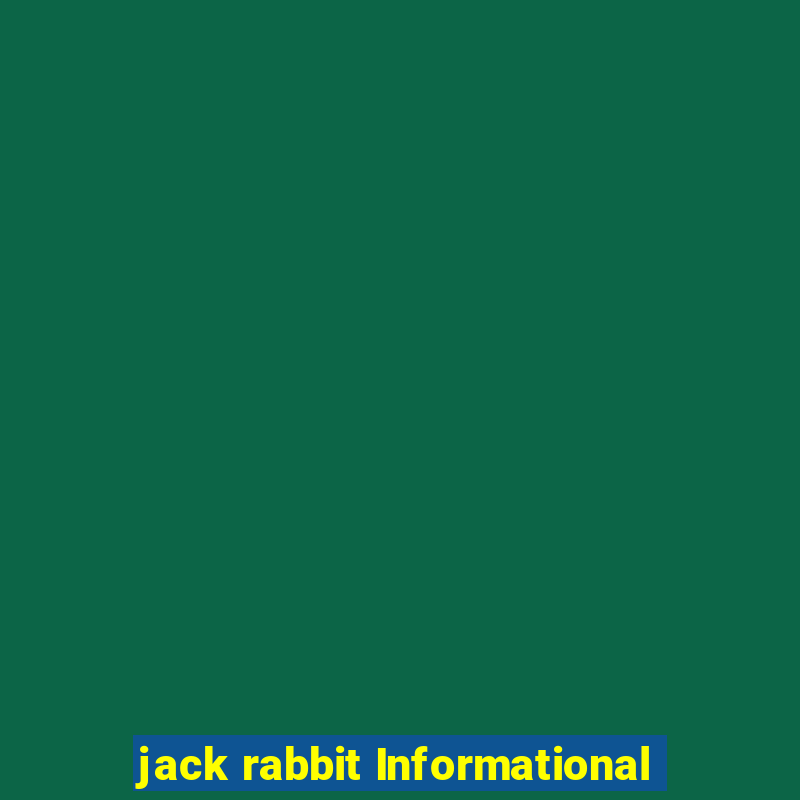 jack rabbit Informational