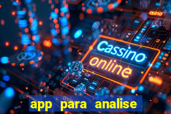 app para analise de jogos