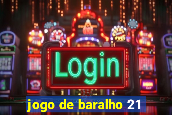 jogo de baralho 21