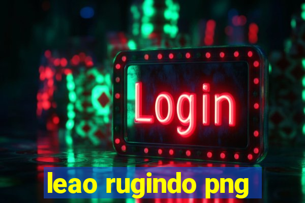 leao rugindo png