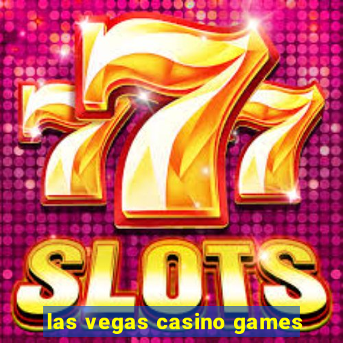 las vegas casino games