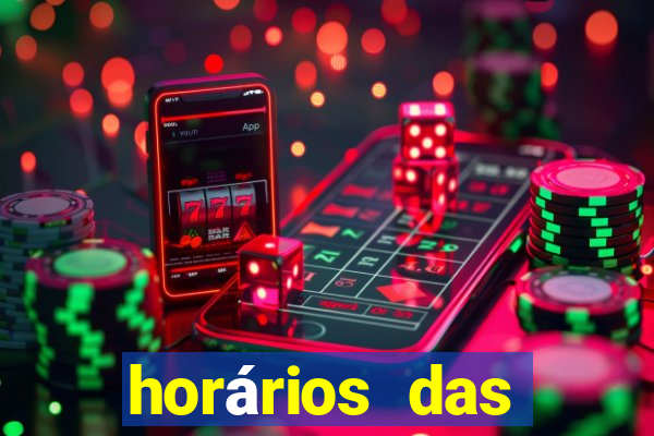 horários das plataformas de jogos