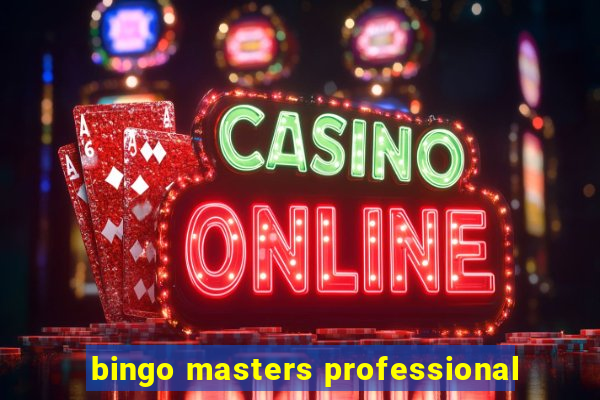 bingo masters professional