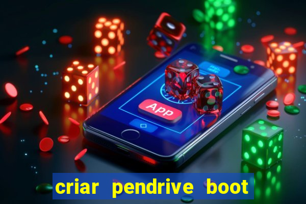 criar pendrive boot windows 10