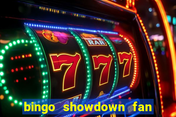 bingo showdown fan page freebies