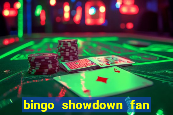 bingo showdown fan page freebies