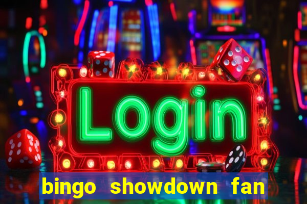 bingo showdown fan page freebies