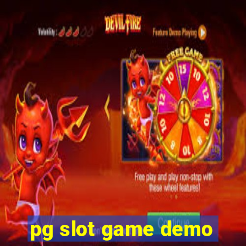 pg slot game demo