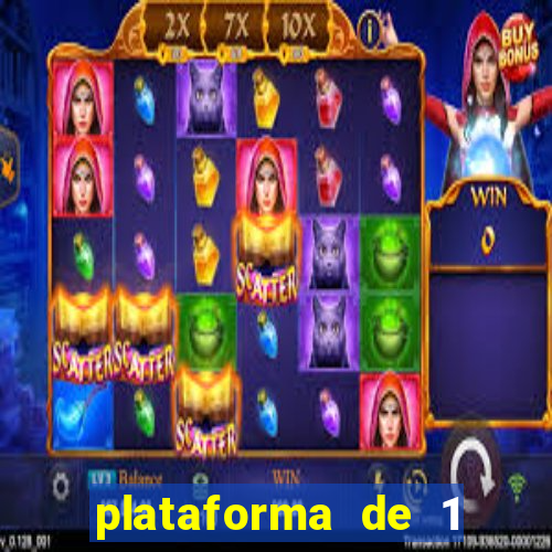 plataforma de 1 real fortune tiger