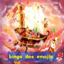 bingo dos emojis para imprimir