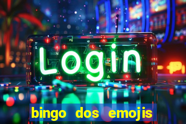 bingo dos emojis para imprimir