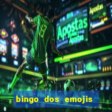 bingo dos emojis para imprimir