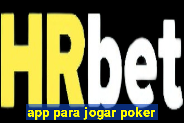 app para jogar poker