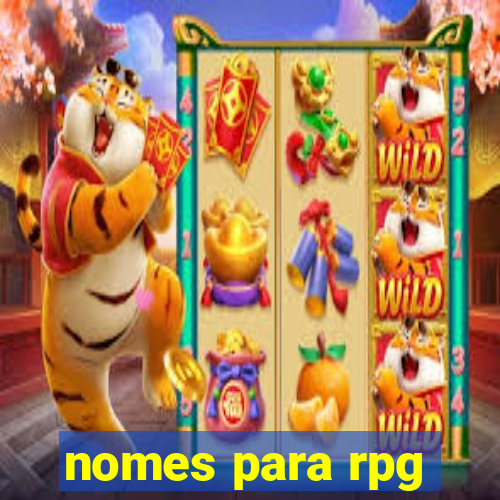 nomes para rpg