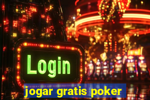 jogar gratis poker