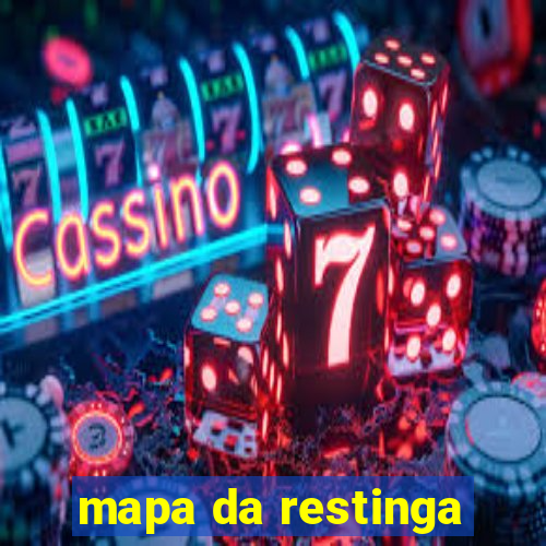 mapa da restinga