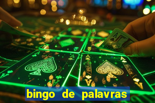 bingo de palavras de natal