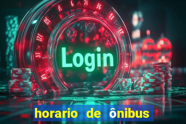 horario de ônibus vila nova