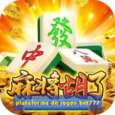 plataforma de jogos bet777