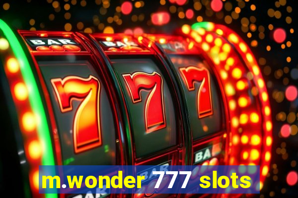 m.wonder 777 slots