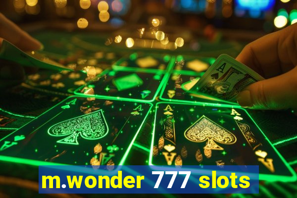 m.wonder 777 slots