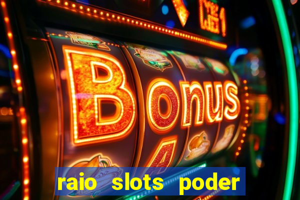 raio slots poder de zeus