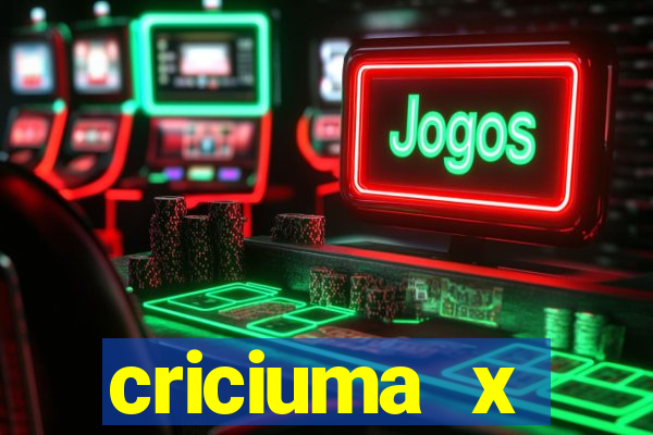 criciuma x fluminense palpite